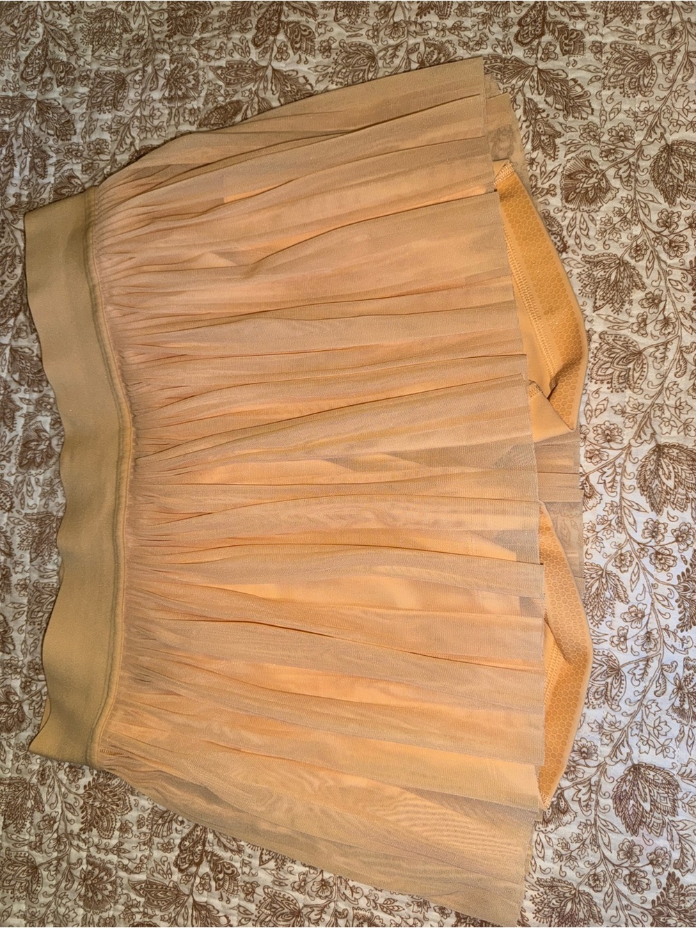 lululemon athletica Peach Tulle tennis skirt